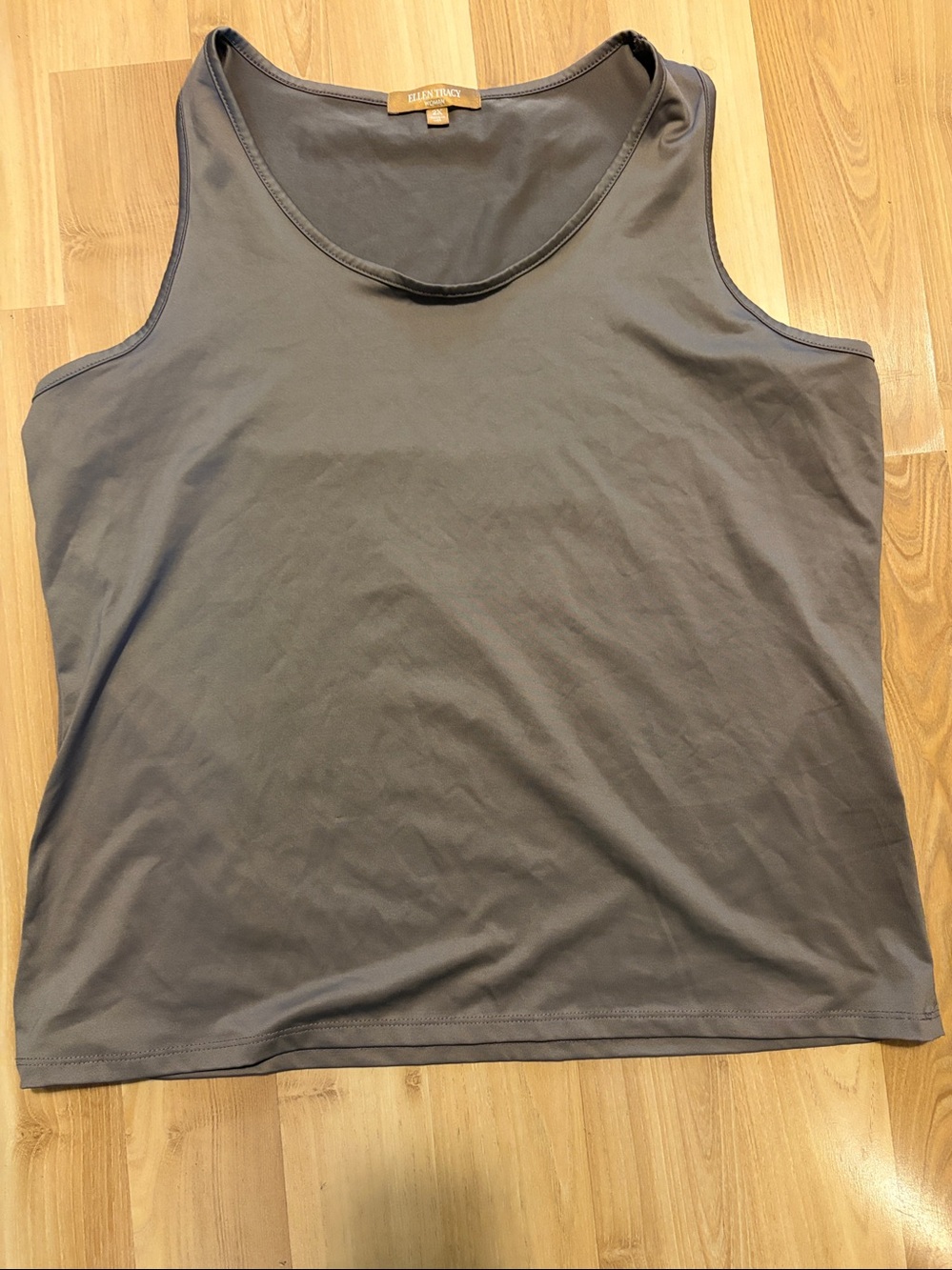 ☘️Taupe tank top size 2X